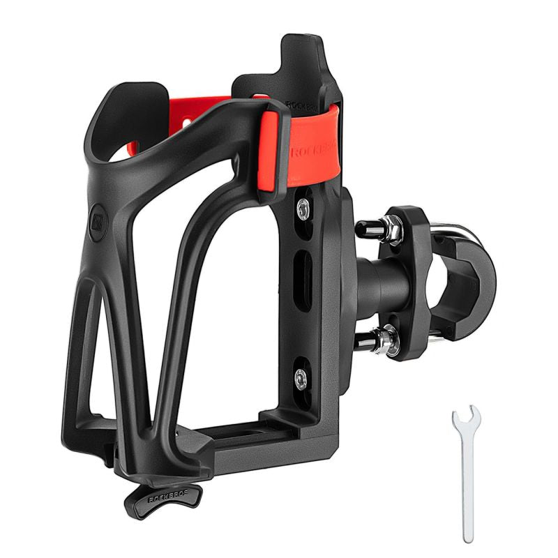 Rockbros 31210029 Motorcycle Bottle Holder - Black and Red piros training equipment
