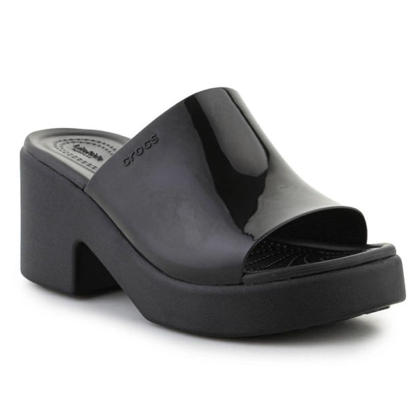 Crocs Brooklyn Slide High Shine Heel W 209709-001 flip-flops Cipő