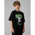 4F Boy's loose T-shirt with print 158/164 póló 4FJRSS26TTSHM3831-20S