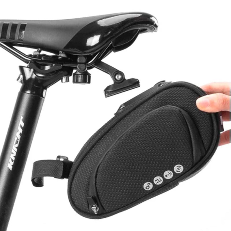 Rockbros C40 bicycle under the saddle - black fekete táska
