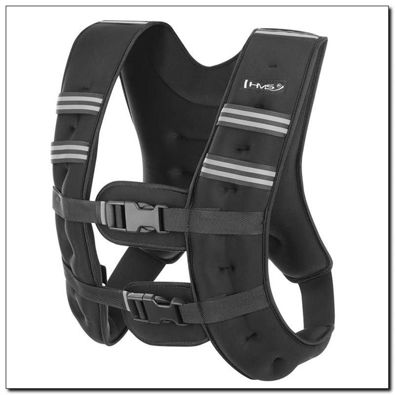 HMS KTO05 5kg neoprene weighted training vest fekete kabát 17-62-212