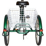 3-Wheel Folding Bike 24 Green Shimano 7-Speed