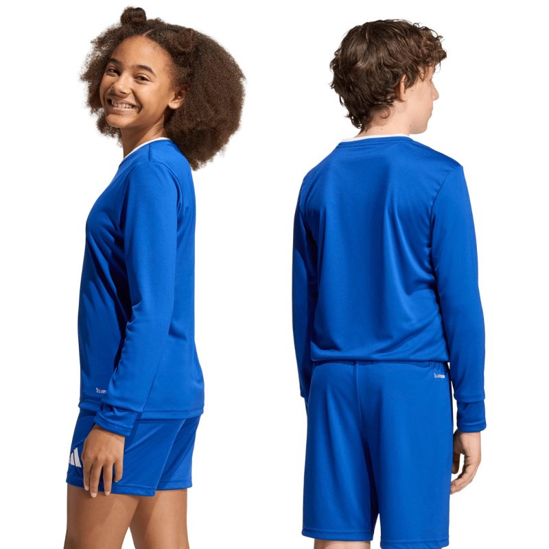 Adidas Entrada 26 Long Sleeve Jersey Kids' Shirt, kék gyerek póló KF5886