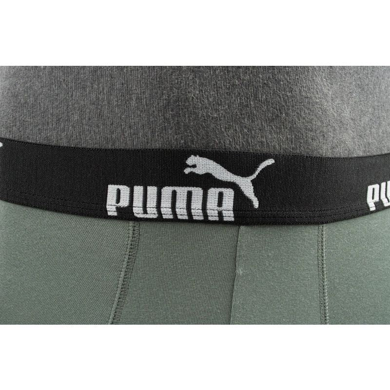 Puma Men's Boxer Briefs 9-Pack Black Gray Khaki Comfortable Cotton Alsónemű szürke