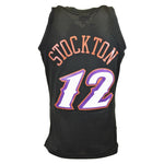Mitchell & Ness NBA Utah Jazz John Stockton Swingman T-shirt - SMJYBW19107-UJABLCK98JST póló