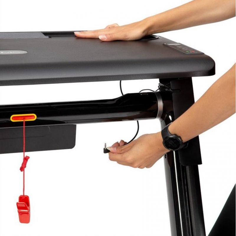 HMS MULTI Electric Treadmill with Desk 1-12 km/h, fekete edzőfelszerelés 17-19-127