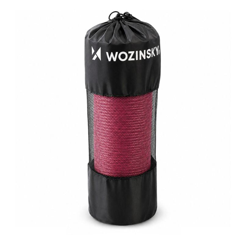 Wozinsky WNSP-15R Exercise Mat 183 x 61 x 1.5 cm Thick Gymnastic Mat for Yoga and Fitness - Pink rózsaszín jóga matrac 304004-208172