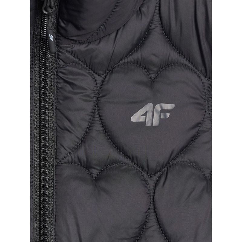 Girls' down vest with synthetic filling 4F 4FJRAW25TVJAF323-20S mellény
