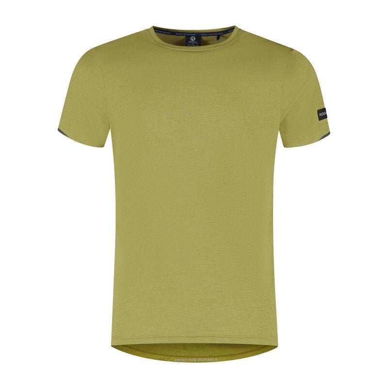Rogelli DISTANCE running mustard 2XL póló