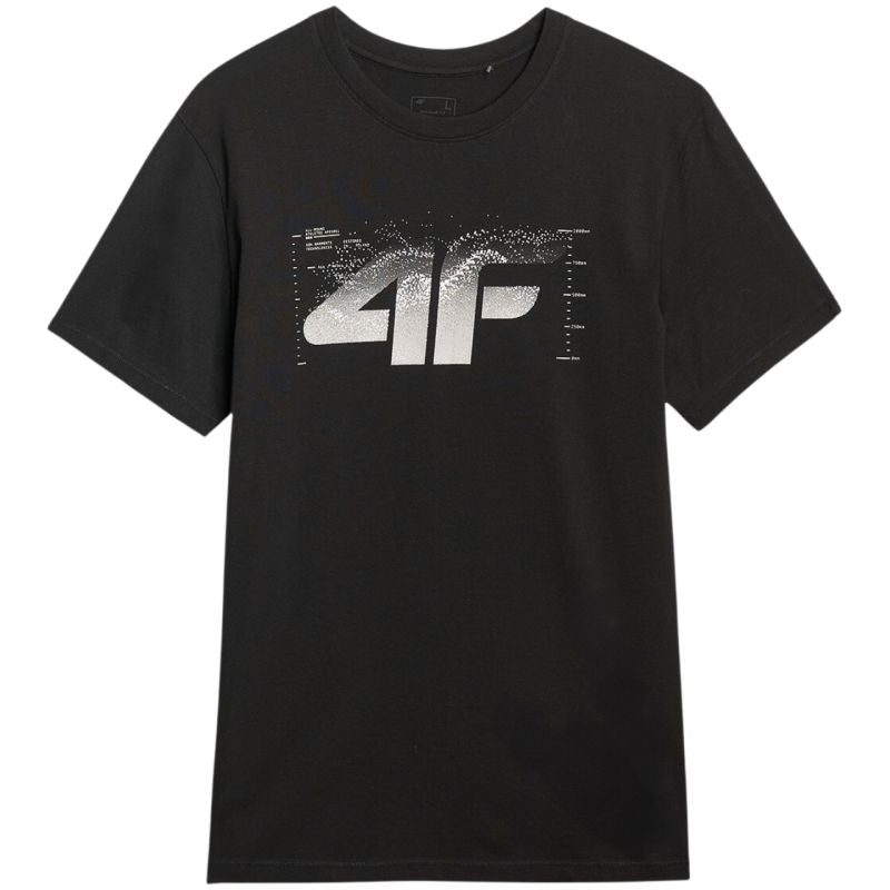 4f Men's T-shirt M2359 deep black 4FWAW25TTSHM2359 20S Ruházat