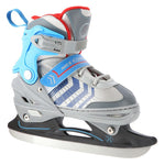NH18192 4in1 GREY-BLUE SIZE L(39-43) ROLLER SKATES WITH HOCKEY SLEEVE NILS EXTREME kék póló