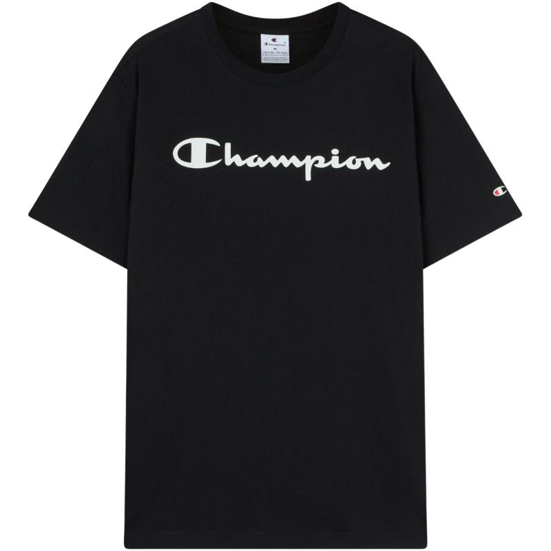 Champion Men's SS Tee T-Shirt black 221814 KK001 fekete férfi póló 221814KK001