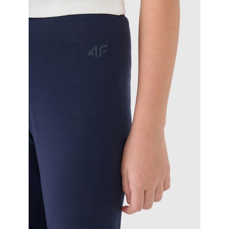 Girls' knitted 4F 4FJWMM00TTIGF220-31S leggings