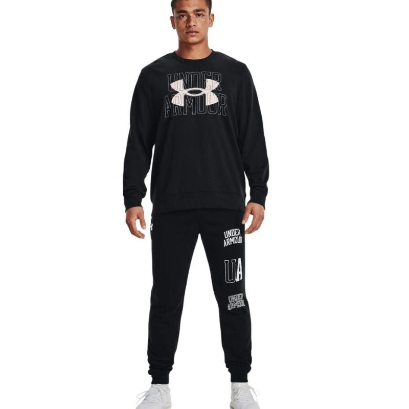 Under Armour Armor UA Rival Terry Logo Crew M 1370391 001 sweatshirt Pulóver