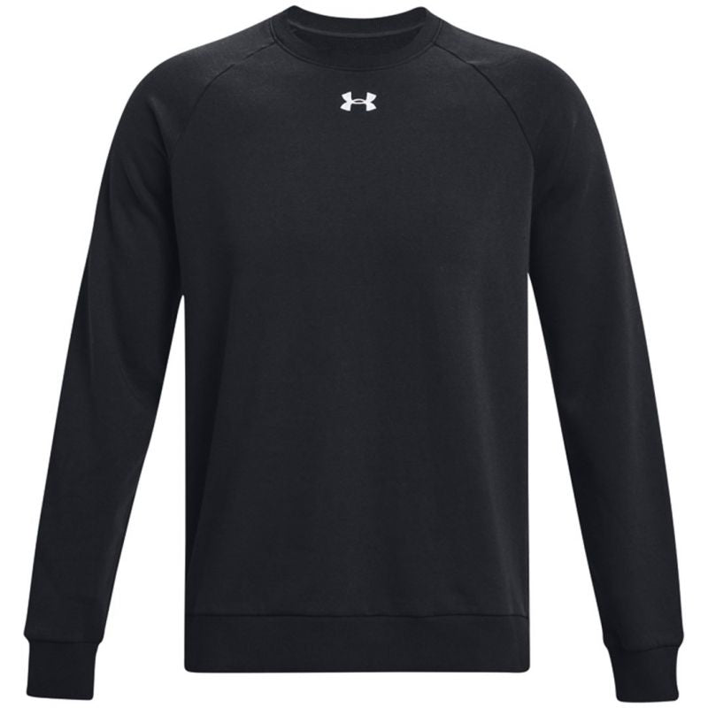 Under Armour Men’s Rival Fleece Crew Sweatshirt 1379755 fekete férfi pulóver 140636_L