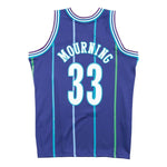 Mitchell & Ness NBA Charlotte Hornets Alonzo Mourning Swingman T-shirt - SMJYAC18010-CHOPURP94AMO 4xl póló