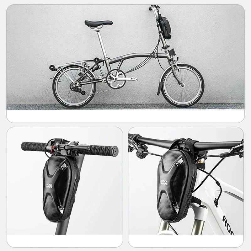 Rockbros 3011006301 for the handlebar of a bicycle or scooter 1.3 l - black fekete táska