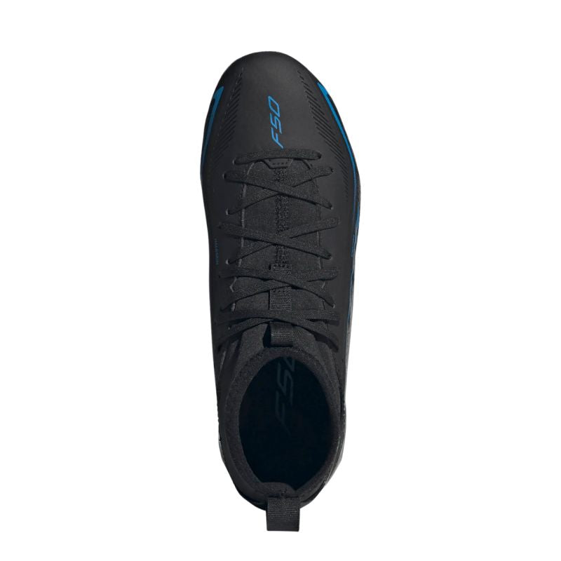 Adidas F50 Hyperfast League Mid FG Kids' Soccer focicipő LA3942