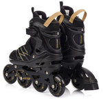 Meteor L 38-43 Buzzy Roller Skates Black/Gold