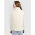Girls' down vest with synthetic filling 4F 4FJRAW25TVJAF323-11S kabát