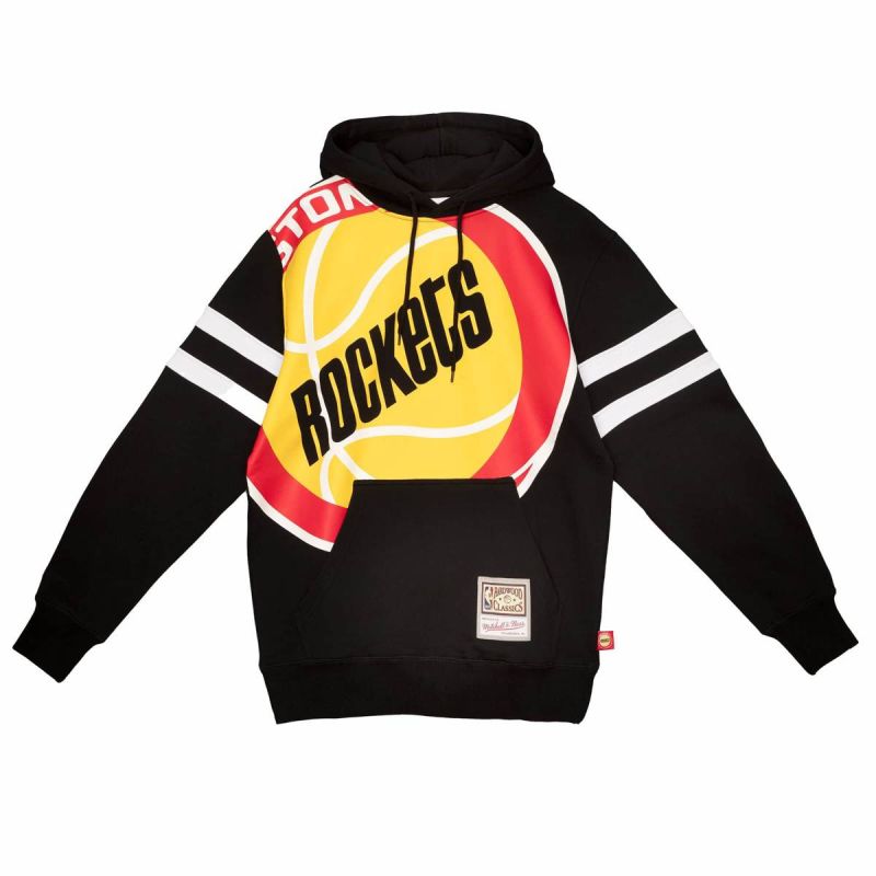 Mitchell & Ness NBA Houston Rockets Hoodie fekete kapucnis pulóver