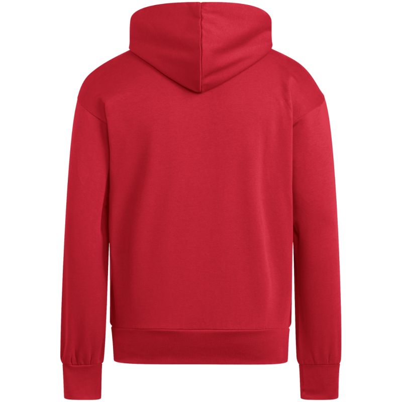 Men's adidas Essentials Feelcozy Hoodie red KC0907 piros kapucnis pulóver
