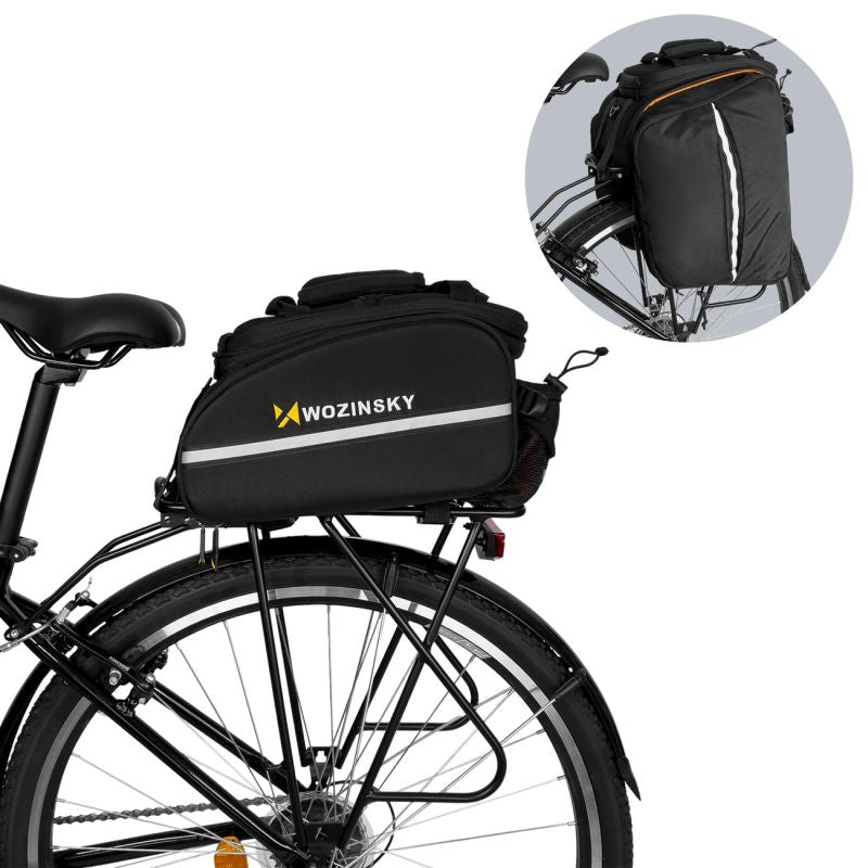 Wozinsky large bike rack 35l + rain cover black ( ) fekete táska 304004-63970