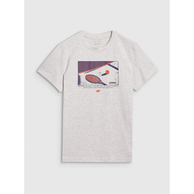 4F Men's regular printed T-shirt póló 4FRSS25TTSHM2980-27M