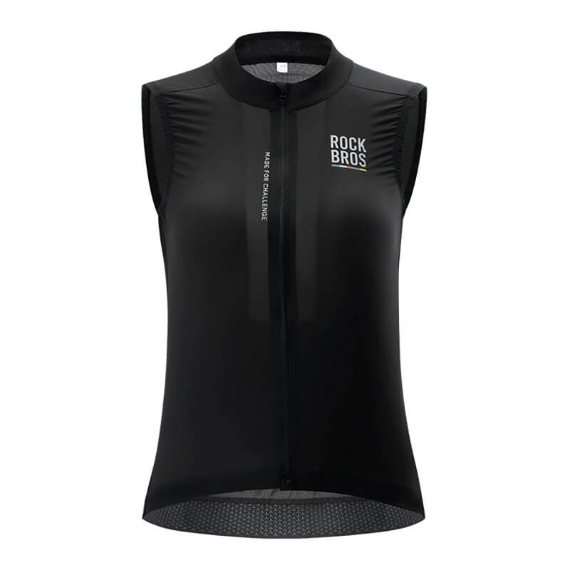 Rockbros ROAD TO SKY Women's Lightweight Breathable Cycling Vest S - Black s \ czarny vests