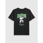 4F Boy's loose T-shirt with print 158/164 póló 4FJRSS26TTSHM3831-20S