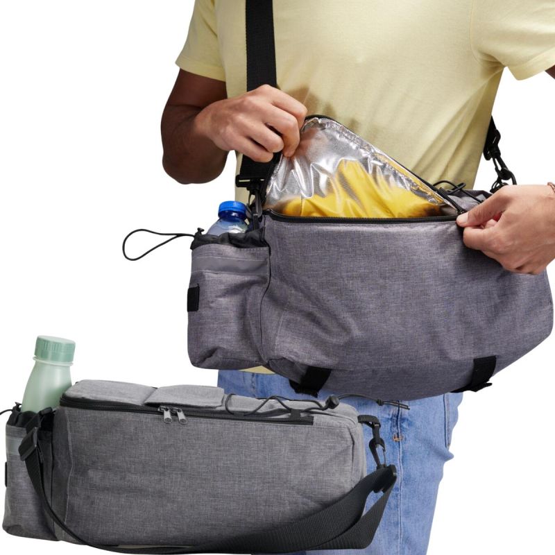 XQMAX BAG BACKPACK BICYCLE BAG FOR TRUNK 4IN1 GRAY szürke sporttáska GSP-604789
