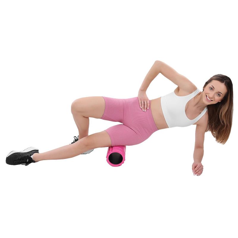 XQMAX PINK EXERCISE ROLLER 33x14.5CM 800G rózsaszín edzőfelszerelés GSP-7076939