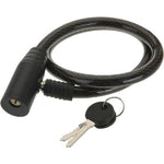 XQMAX SPIRAL BIKE LOCK WITH KEY 0. BLACK fekete GSP-679636