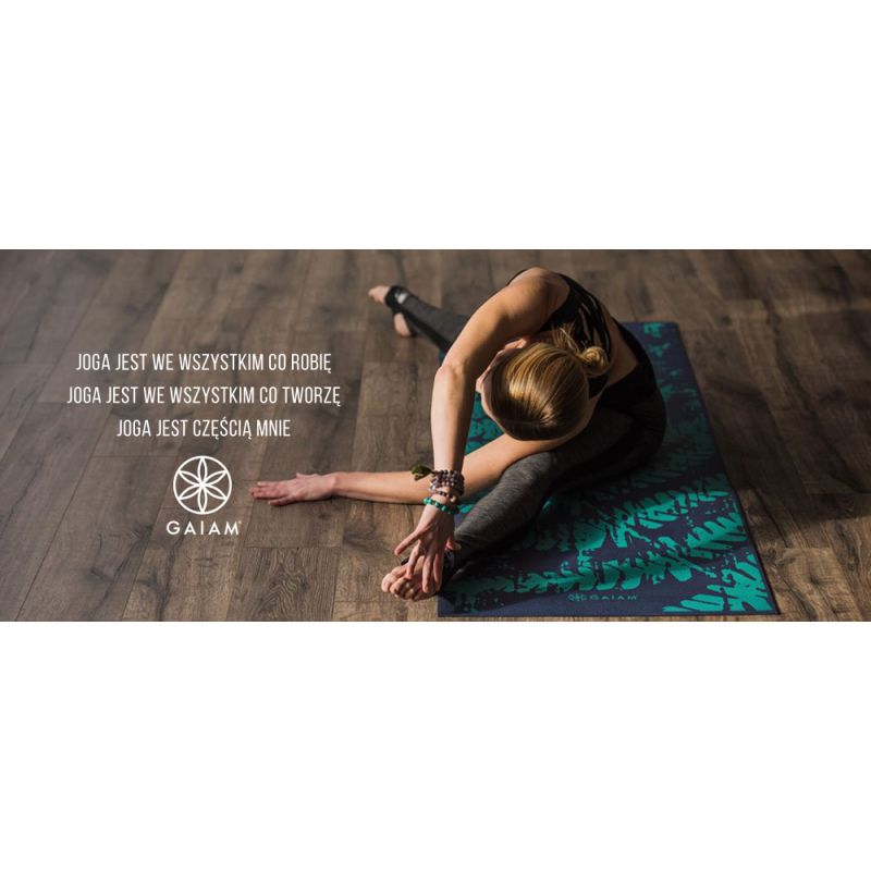 Yoga mat Gaiam &quot;SUNDIAL LAYERS&quot; 6mm 62432