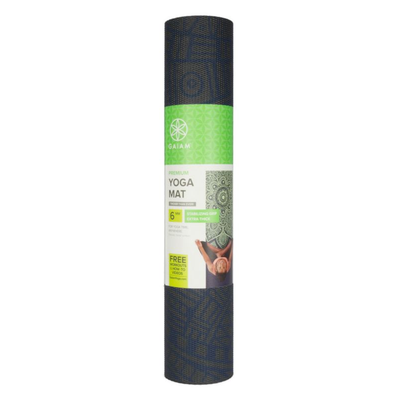 Yoga mat Gaiam &quot;SUNDIAL LAYERS&quot; 6mm 62432