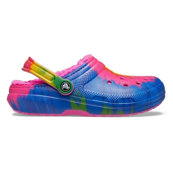 Crocs Classic Lined Tie Dye Clog Papucs