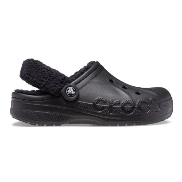 Crocs Baya Lined Fuzz Strap Clog Papucs