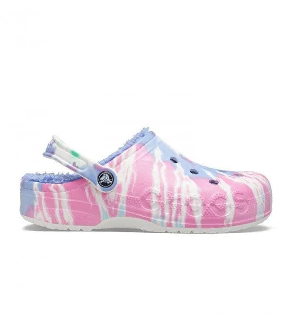 Crocs Baya Lined TieDye Graphic Clog Papucs