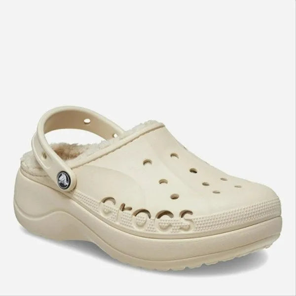 Crocs Baya Platform Lined Clog Papucs