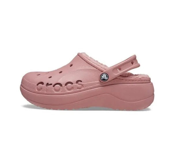 Crocs Baya Platform Lined Clog Papucs