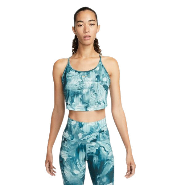 Nike Dri-FIT One-Womens Cropped Printed Tank Top