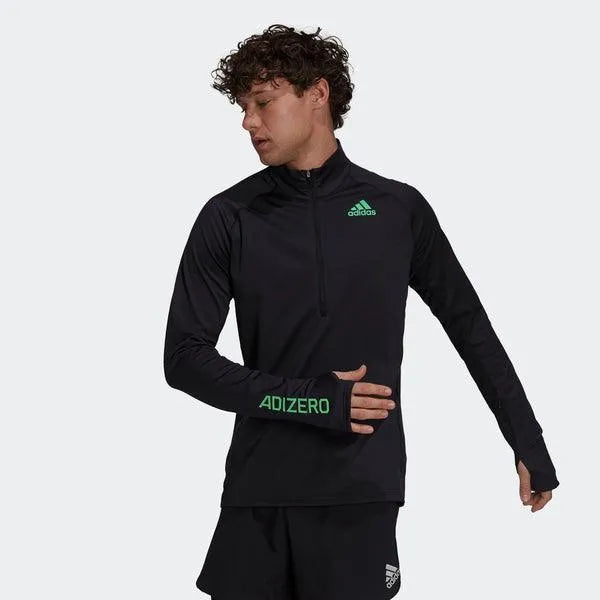 Adidas ADIZERO 1/2 ZIP zip férfi pulóver