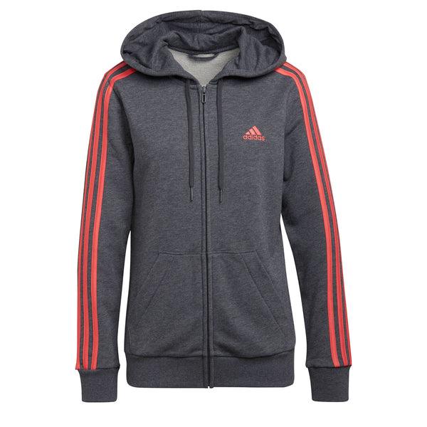 Adidas Essentials French Terry 3-Stripes cipzáros , női kapucnis pulóver - Sportmania.hu