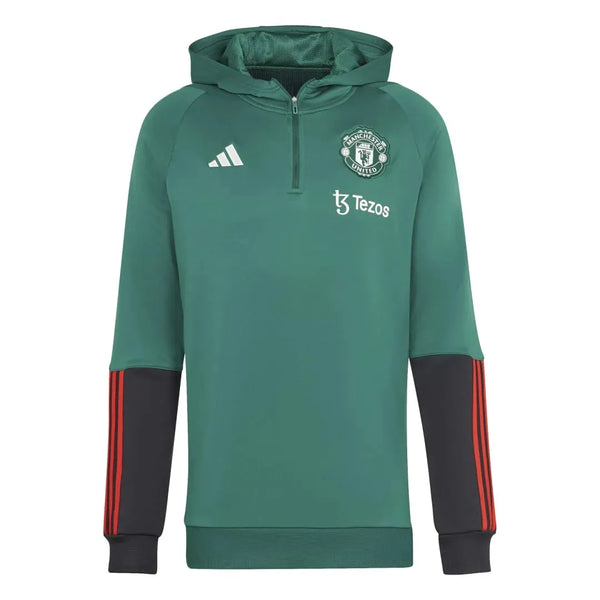 Adidas MUFC TRIO23 kapucnis pulóver - Sportmania.hu