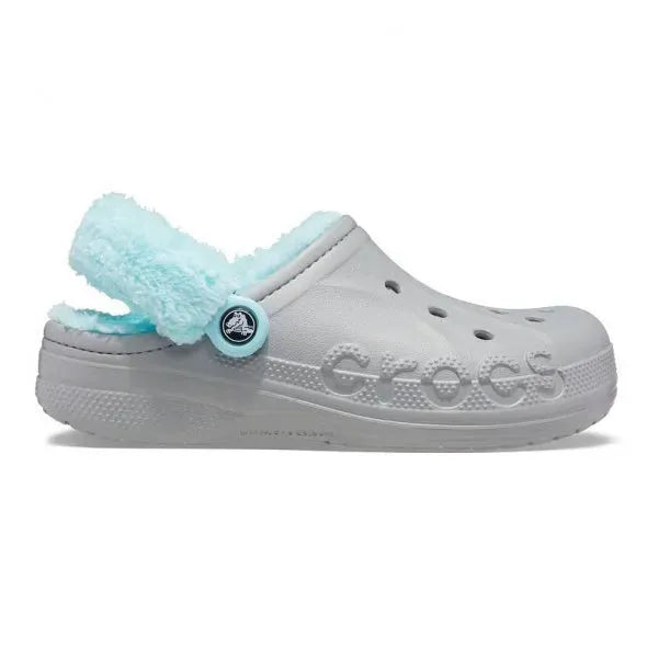 Crocs Baya Lined Fuzz Strap Clog unisex Papucs