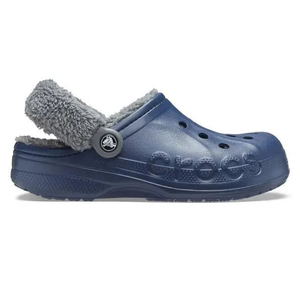 Crocs Baya Lined Fuzz Strap Clog unisex Papucs