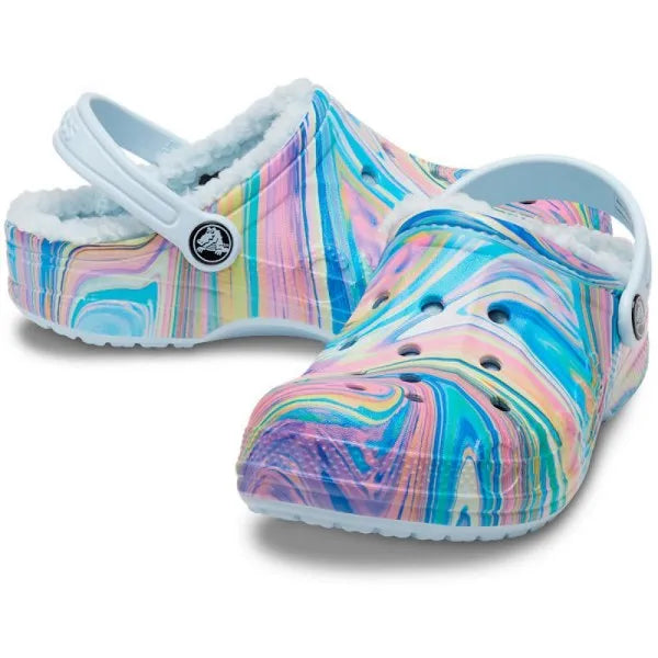 Crocs Baya Lined Printed papucs, gyerek - Sportmania.hu