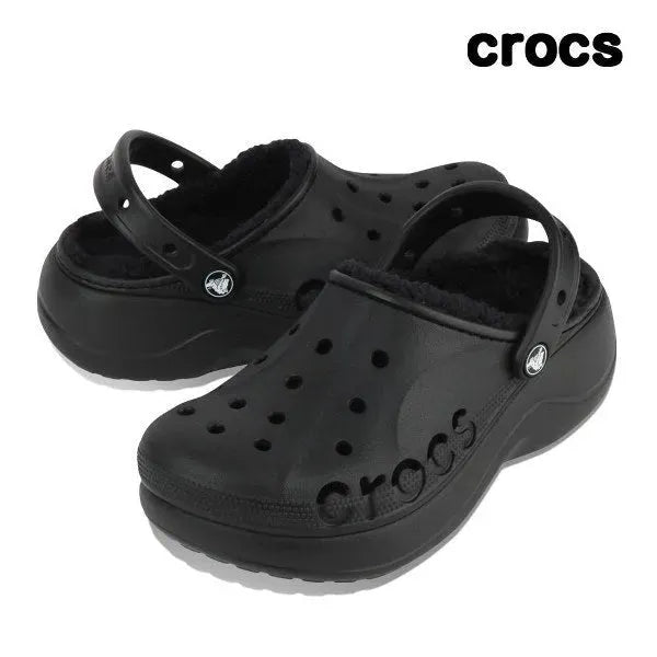 Crocs Baya Platform Lined Clog unisex Papucs