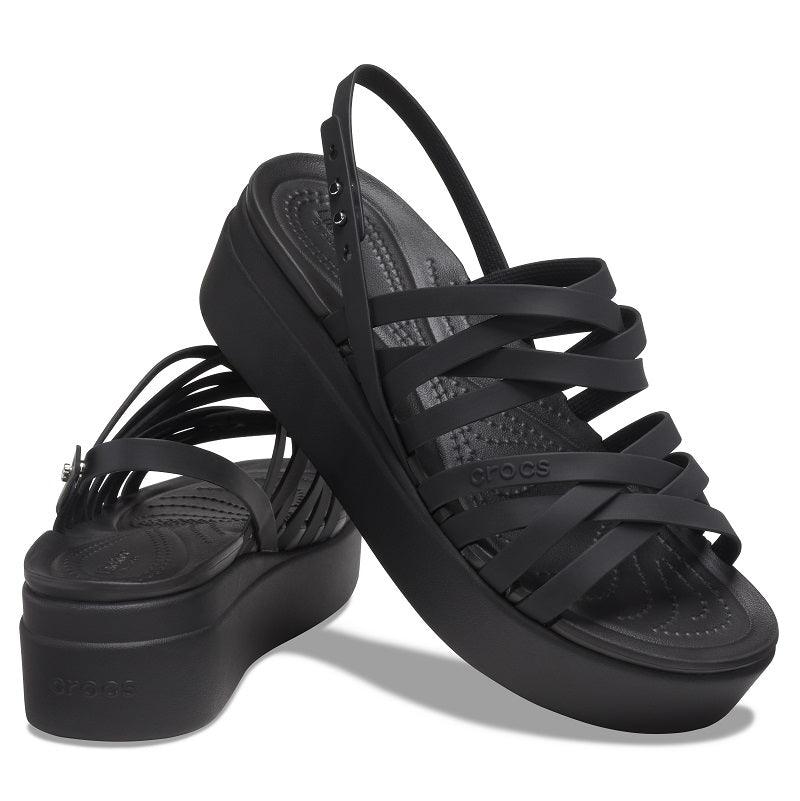 Crocs Brooklyn Strappy Low Wedge W Papucs - Sportmania.hu