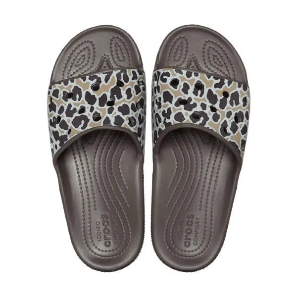 Crocs Classic Animal Print Slide Papucs - Sportmania.hu